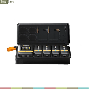 Comica Vimo Q - Bộ 4 Micro Cài Áo Không Dây 2.4GHz Cho Máy Ảnh, Điện Thoại, Sử Dụng 8 Giờ, Phạm Vi 200m - Hàng chính hãng