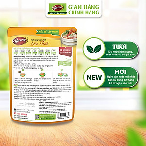Combo 1 Nước Dùng Hoàn Chỉnh BARONA - Lẩu Thái 180g và 1 Nước Mắm Cao Cấp VỊ XƯA 40N 50ml