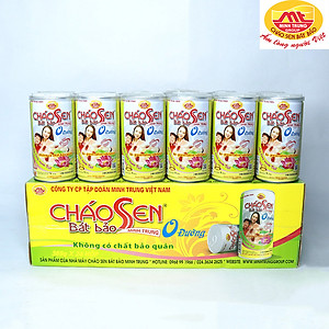 Cháo sen bát bảo 0 đường Minh Trung 365g - CSBB 0 Đường 24 (thùng 24 lon)