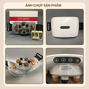 Máy Massage Bụng TQ-109, Máy tan Mỡ Bụng, Đai Massage tan Mỡ Bụng Tích Hợp Xoay Đá Nóng Kết hợp Làm Nóng Hồng Ngoại