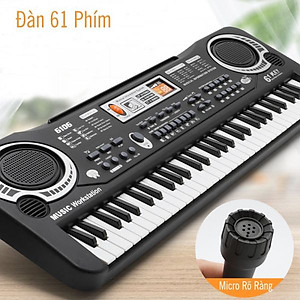 Đàn Organ Woim MQ-6106 61 Phím, 6 Bài Demo, 16 Tones, 8 Âm Nhạc Cụ, 100 Âm Điệu Kèm Micro