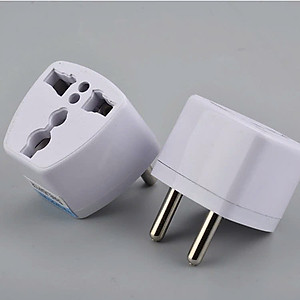 COMBO 2 Đầu Chuyển 3 Chấu Thành 2 Chấu Để Sử Dụng Các Loại Ổ Cắm Thông Dụng Đa Năng Phích Cắm Chuyển Đổi 3 Chấu Sang 2 Chấu
