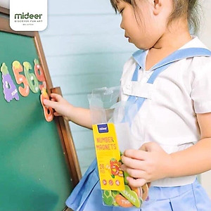 Đồ chơi giáo dục – Bộ chữ cái / Bộ chữ số nam châm hình con vật, trái cây, rau củ - chính hãng MIDEER