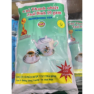 Chè thanh nhiệt Thái Bình, loại trà thanh nhiệt giải độc, mát gan, chè thanh lọc cơ thể, gói lớn (100 gói x 10g)