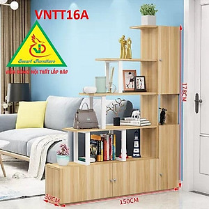 TỦ KỆ TRANG TRÍ KIÊM VÁCH NGĂN VNTT16A - Nội thất lắp ráp Viendong Adv