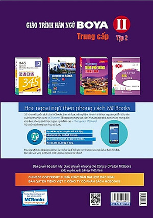 Sách Giáo Trình Hán Ngữ Boya Trung Cấp II - Tập 2
