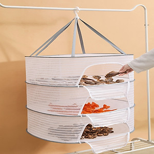 Lồng Phơi Thực Phẩm KUNBE Phơi Rau Củ Thảo Dược Chống Ruồi Muỗi, Côn Trùng Dễ Dàng Vệ Sinh Gấp Gọn