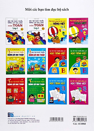 Bài Tập Phát Triển Năng Lực Học Toán Lớp 3 - Tập 1