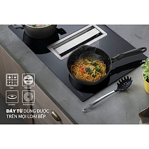 Chảo sâu đáy từ miệng rót Sunhouse SHS20MRD - Dùng trên mọi loại bếp - Hàng chính hãng