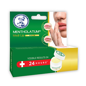 Son dưỡng môi dạng sáp chuyên biệt dành cho môi khô, nứt nẻ Mentholatum Medi Lip Balm 7g