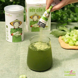 Bột Cần Tây Hữu Cơ Nguyên Chất Sấy Lạnh Dalahouse - Ổn Định Hệ Tiêu Hóa, Detox, Thải Độc, Thanh Lọc Cơ Thể, Giảm Căng Thẳng Mệt Mỏi, Hỗ Trợ Giảm Cân, Cải Thiện Sức Khỏe Tim Mạch, Chống Oxy Hóa, Giảm Cholesterol Xấu - Người Tập Gym, Yoga, Eat Clean