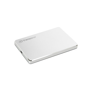 Ổ Cứng Di Động Transcend 2TB StoreJet C3S Extra Slim USB 3.1 - Hàng Chính Hãng