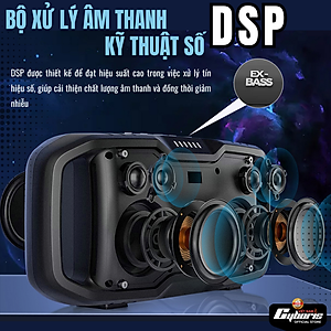 Loa Nghe Nhạc Bluetooth Cyboris X10, Loa siêu Bass, Công suất 120W, Chống nước IPX6, Pin cực khủng 10000mAh. Hàng Chính Hãng.