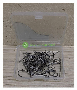 1 Hộp Móc Câu - Lưỡi Câu Cá, cỡ 10 (gồm 50 cái/ hộp)