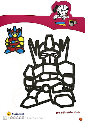 Sách Tô Màu Cùng Cún Con - Tô Màu Đồ Chơi Và Nhân Vật