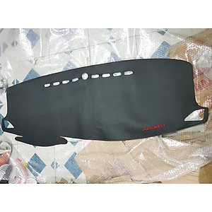 Thảm Taplo Hyundai Accent 2017-2023 loại da dày cao cấp 3 lớp chống trượt Da Carbon đen