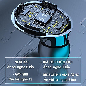 Tai nghe bluetooth MINPRO M10 PRO, tai nghe không dây nghe nhạc chơi game công nghệ bluetooth 5.0