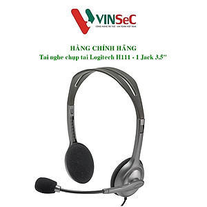 Tai nghe chụp tai Logitech H111 - Hàng chính hãng