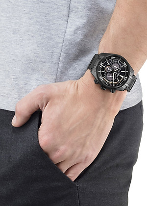 Đồng Hồ Nam Citizen Dây Thép Không Gỉ CA4335-88E - Mặt Đen