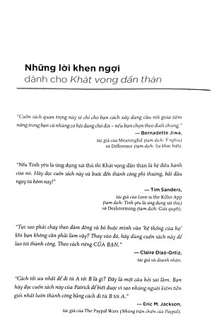 Sách Khát Vọng Dấn Thân (Tái Bản 2020)