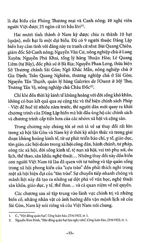 Sách Sài Gòn - Chợ Lớn Đời Sống Xã Hội Và Chính Trị Qua Tư Liệu Báo Chí (1925 - 1945)
