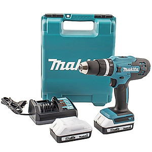  [Hàng chính hãng] - Máy khoan búa, vặn vít dùng pin(18v) Makita HP488DWAE 