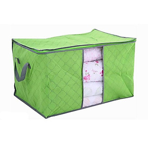 BỘ 2 TÚI VẢI ĐỰNG CHĂN MÀN QUẦN ÁO TIỆN DỤNG