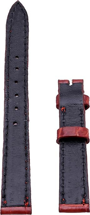 Dây Đồng Hồ Da Cá Sấu Size Nhỏ Huy Hoàng HT8227 - Nâu Đỏ
