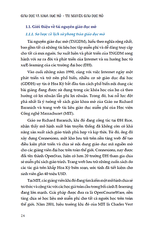 Sách GIÁO DỤC VÀ KHOA HỌC MỞ: CẨM NANG HƯỚNG DẪN DÀNH CHO GIẢNG VIÊN VÀ NHÀ NGHIÊN CỨU