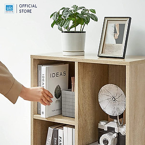Kệ Sách Gỗ 5 Ngăn Có Hậu 80 x 50 x 24cm SIB Decor Cabinet KSG50