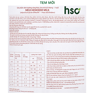 Sữa Meiji lon số 0 800g Nội Địa Nhật (cho trẻ từ 0-1 tuổi)