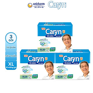 CB 3 TNL Caryn Tã dán XL20 (20 miếng)