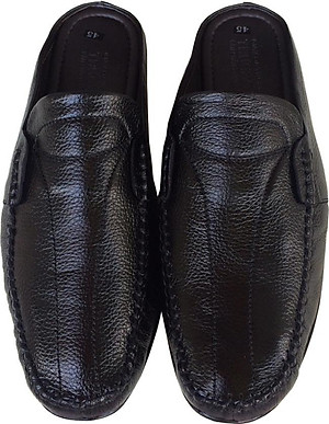 Dép bít mũi nam BIGSIZE da bò cao cấp Trường Hải BM056