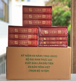 ĐẠI NAM THỰC LỤC (Bìa cứng) - Quốc Sử Quán Triều Nguyễn (Trọn bộ 10 tập, gồm 03 Boxes)