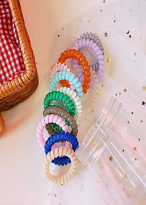 Hộp 10 dây cột tóc lò xo siêu tiện lợi COT99