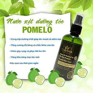 Tinh dầu bưởi dưỡng tóc Pomelo Tabaha 120ml giúp giảm rụng tóc cho mẹ sau sinh