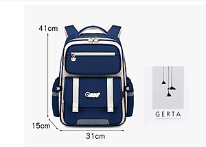 Balo học sinh cấp 1 và 2 siêu nhẹ chống gù chống nước cao cấp phong cách châu âu