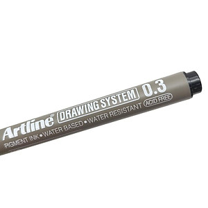 Bút Vẽ Kỹ Thuật 0.3 mm - Artline EK-233-BK - Màu Đen
