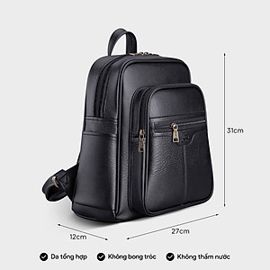 Balo Lata ( Thời trang nữ tiện lợi cỡ lớn - Balo da BAL40 )