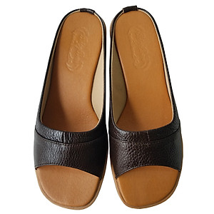 Dép Cao Gót Nữ BIGGBEN Da Bò Cao 4 Phân DCG75