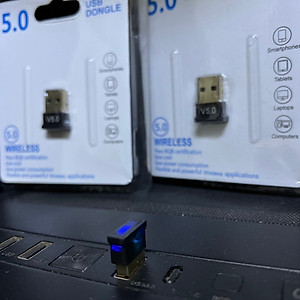 USB Bluetooth 5.0 thiết bị bluetooth dùng cho máy tính Laptop, PC - USB Bluetooth CSR V5.0 - Hàng chính hãng