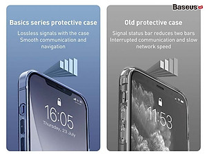Ốp lưng trong suốt Baseus Simple Case dùng cho iPhone 12 mini / iPhone 12 / iPhone 12 Pro / iPhone 12 Promax (Ultra Slim, High Transparent, Soft TPU Silicone)_ Hàng Nhập Khẩu 