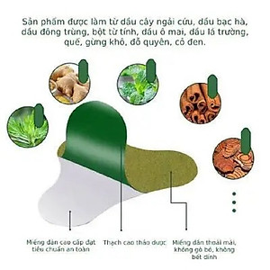 Hộp 12 Miếng Dán Ngải Cứu  Giảm Đau Cổ Vai Gáy Hiệu Quả