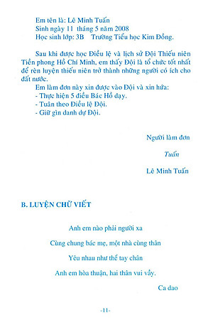 Sách Giúp Em Học Tốt Tập Làm Văn Và Luyện Viết Chữ Đẹp Lớp 3 (Tập 1)