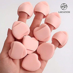 Mút tán kem nền, phấn nước trái tim mini LMcation