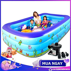 Bể bơi cho bé- Bể bơi gia đình - Bể bơi các loại, Bể bơi Phao Cho bé - Bể bơi Bằng Phao Trẻ em Kích Thước Lớn
