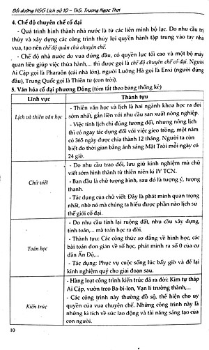 Sách Bồi Dưỡng Học Sinh Giỏi Lịch Sử 10