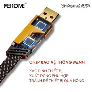 Cáp Sạc Nhanh Đa Năng 4in1 Wekome WDC-26 USB+C > C+L Công Suất Lên Đến 65W/ 27W - Hàng Chính Hãng