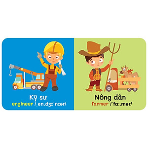 Sách - combo 9 Quyển Từ Điển Bằng Hình Đầu Tiên Của Bé Từ 0-6 tuổi - Song Ngữ Anh- Việt (Các trang đều là Bìa Cứng - màu vàng )