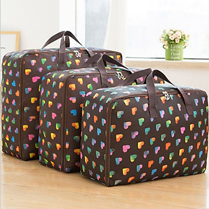 Bộ 3 Túi Đựng Chăn Màn Quần Áo Đa Năng Bằng Vải Chống Thấm Cực Tốt Tiện Dụng – Giao ngẫu nhiên- Hàng Chính Hãng MINIIN